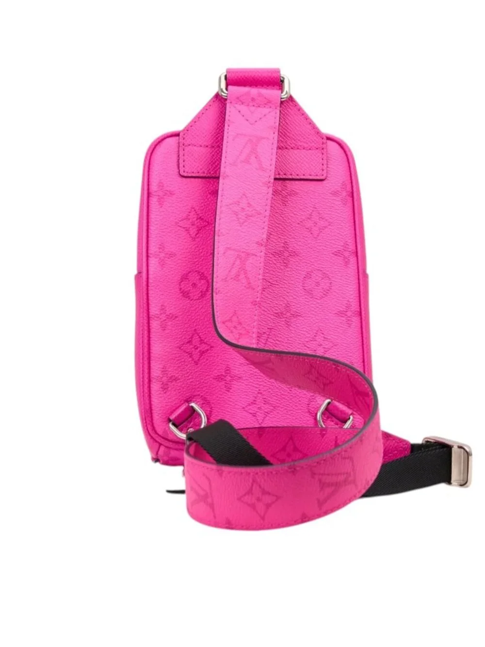 Louis Vuitton Slingbag Monogram Taigarama Outdoor Fuchsia